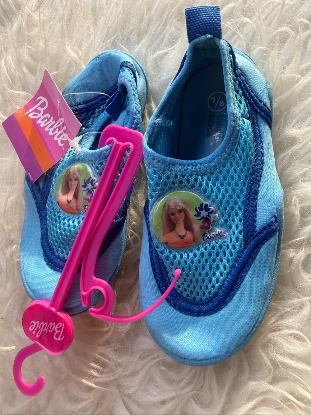 Barbie Kids' Blue Slip-On Water Shoes Y2K